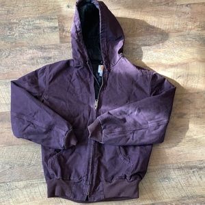 Ladies purple duck cloth classic Carhartt jacket